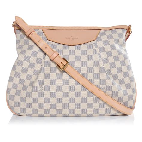 LOUIS VUITTON Damier Azur Siracusa MM.